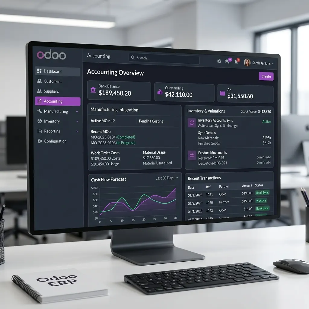 Odoo Bookkeeping Services bookkeeping support illustration