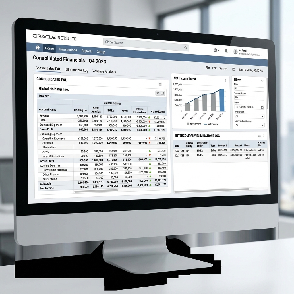 Oracle NetSuite Bookkeeping Services
