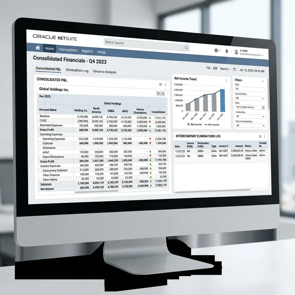 Oracle NetSuite Bookkeeping Services bookkeeping support illustration