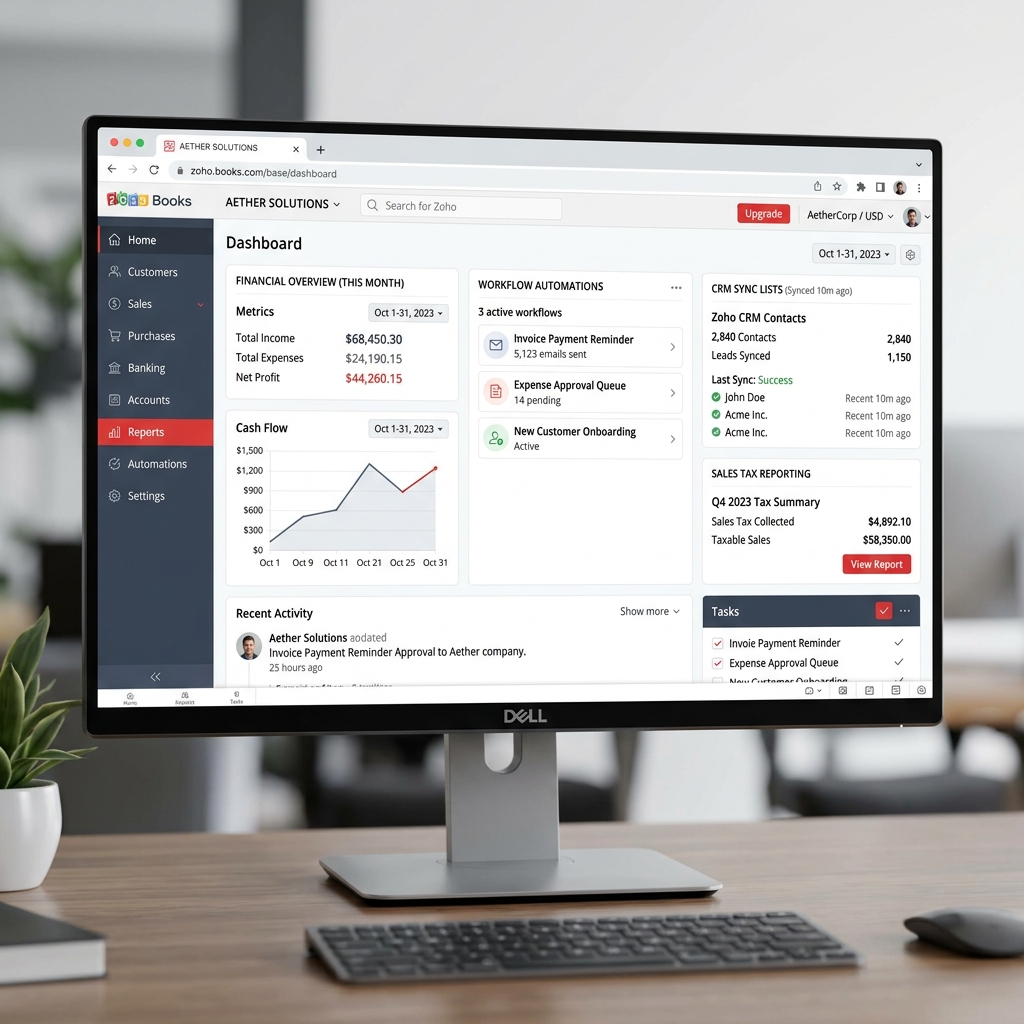 Zoho Books Bookkeeping Services